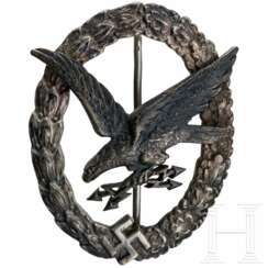 An Air Gunner's and Flight Engineer's Badge, tin wreath, manufacturer Juncker