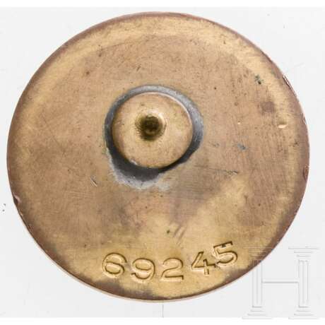 A Golden NSDAP Party Badge "69245", small type - photo 2 A Golden NSDAP Party Badge "69245", small type - photo 2