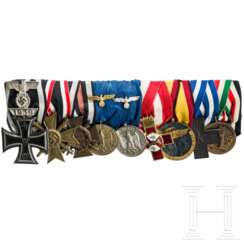 A 10-piece medal bar of a Legion Condor combatant