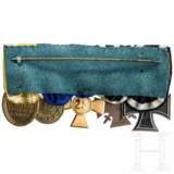 6-place medal bar, with Clasp to 1914 Iron Cross 2nd Class - фото 2