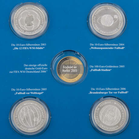 BRD - Kleines Restelot mit 9 x 10 Euro, 1 Medaille - фото 4