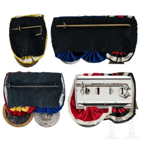 A collection of four medal bars - photo 2