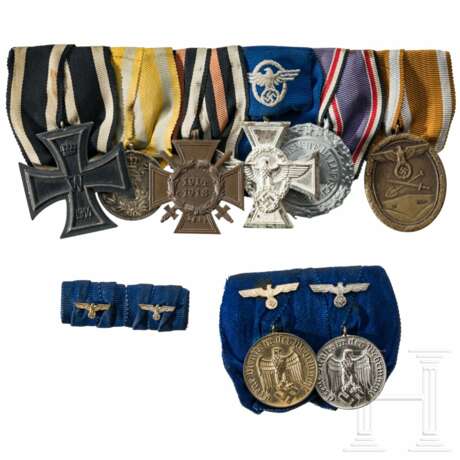 Two medal bars and a ribbon bar - photo 1 Two medal bars and a ribbon bar - photo 1