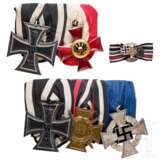 Two medal bars with buttonhole miniature - фото 1