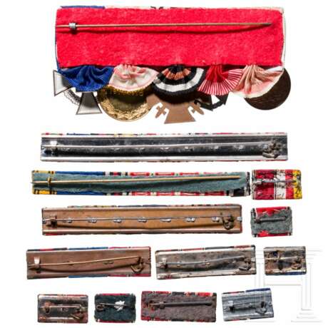 A five-place medal bar, ribbon bars and medal ribbons - фото 2