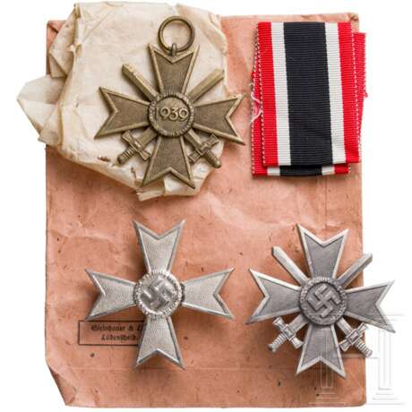 A 1939 War Merit Cross 1st and 2nd Class, Steinhauer & Lück - фото 2