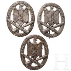 Three General Assault Badges