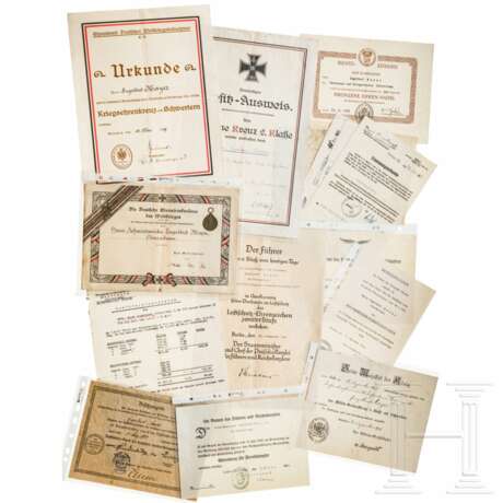 Awards and documents belonging to a Luftwaffe sergeant - photo 1 Awards and documents belonging to a Luftwaffe sergeant - photo 1