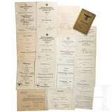 Hauptmann Alfred Schneckenberger - a pay book, certificates and medals of the Gebirgsjäger - Foto 3