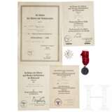 Oberstleutnant Bruno Stahn - four documents and two awards - фото 1