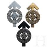 A HJ Achievement Badge in Silver, Bronze and Black (Iron) - Foto 1