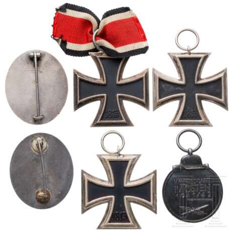An East Medal, Iron Crosses and Wound Badges - photo 2
