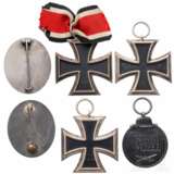 An East Medal, Iron Crosses and Wound Badges - photo 2