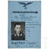 Document grouping of an Unteroffizier serving with Kampfgeschwader 100, Luftwaffe Honor Goblet winner - Foto 2