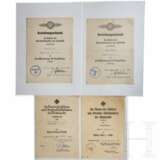 Document grouping of an Unteroffizier serving with Kampfgeschwader 100, Luftwaffe Honor Goblet winner - Foto 4