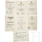 An extensive collection of award documents - photo 1