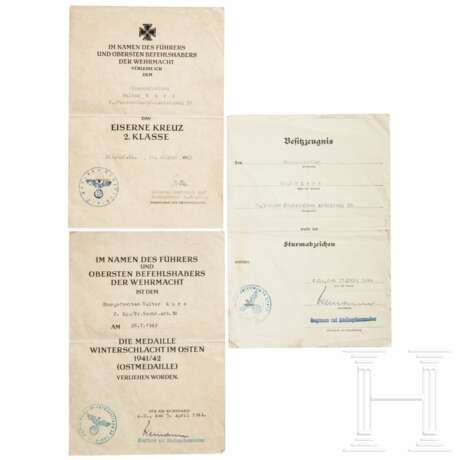 An extensive collection of award documents - photo 2