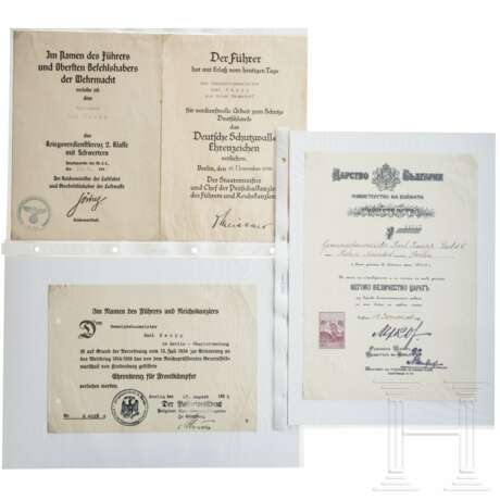 An extensive collection of award documents - photo 5
