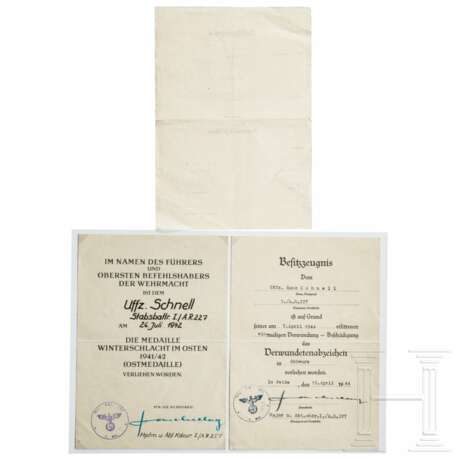 An extensive collection of award documents - photo 17