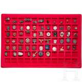 A collection of miniatures, pins and membership badges, with Knight's Cross miniature - фото 4