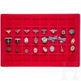 A collection of miniatures, pins and membership badges, with Knight's Cross miniature - фото 5