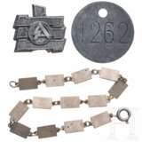 A patriotic bracelet, a HJ-Gebiet 9 badge and an FHH shoulder board cypher - фото 2