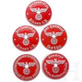 A collection of vehicle registration license plates - photo 1