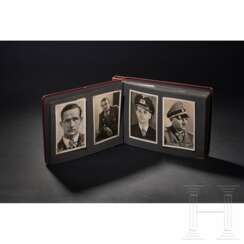 A collection of photographs and autographs of Knight's Cross winners belonging to an HJ boy