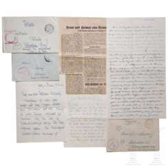 A small bundle of field post from Knight's Cross bearers