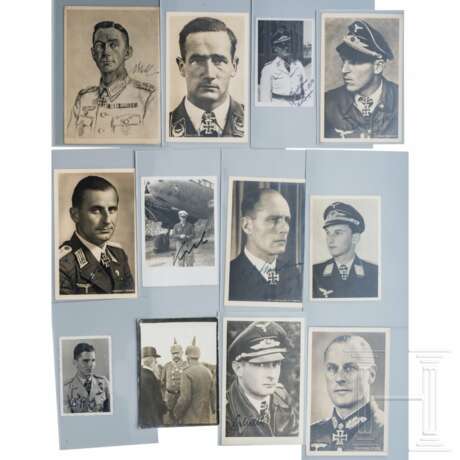 A collection of signed Knight's Cross winner postcards and photos - фото 1 A collection of signed Knight's Cross winner postcards and photos - фото 1