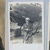 A collection of signed Knight's Cross winner postcards and photos - photo 2