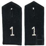 A pair of EM shoulder boards for a member of the SS-Totenkopf-Standarte 1 Oberbayern - фото 1