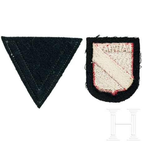 A sleeve shield for Latvian volunteers and a rank chevron - фото 2