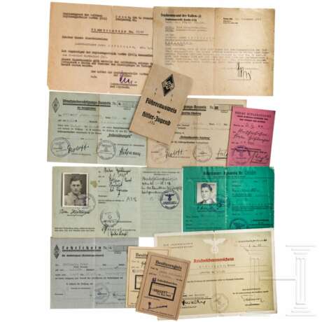 Document grouping of a HJ leader, up to SS-Rottenführer - Foto 1