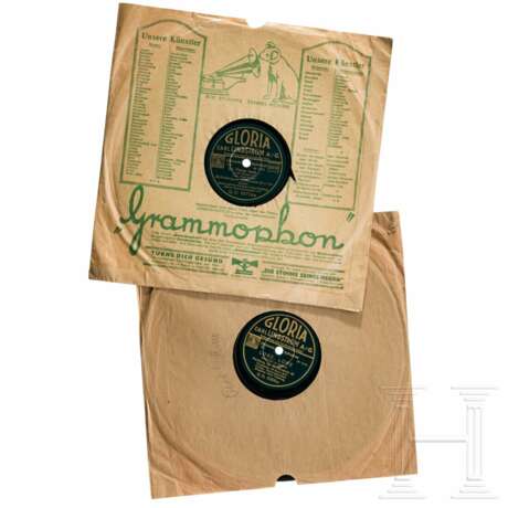 Two "Gloria" vinyl records of the SS-Standarte 42 - photo 1