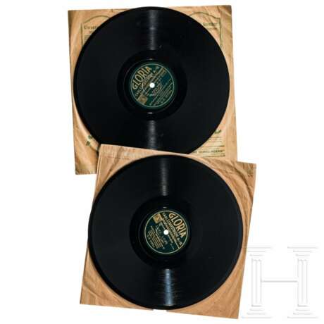Two "Gloria" vinyl records of the SS-Standarte 42 - photo 2