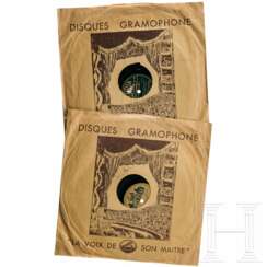 Two vinyl records of the SS-Standarte 36 and Infanterie-Rgt. 67