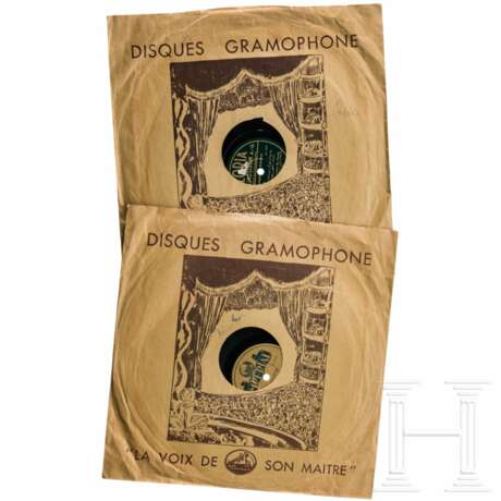 Two vinyl records of the SS-Standarte 36 and Infanterie-Rgt. 67 - photo 1 Two vinyl records of the SS-Standarte 36 and Infanterie-Rgt. 67 - photo 1