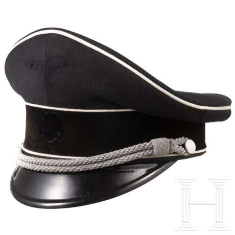 A black visor cap for SS officers - фото 1