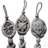 Three Heer and Luftwaffe shooting lanyards 1st class - photo 2
