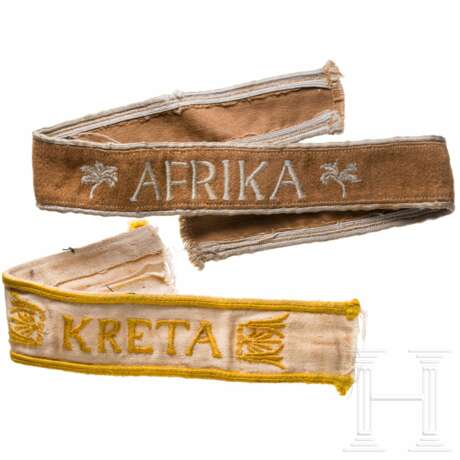 Two cuff titles AFRIKA and KRETA - Foto 1 Two cuff titles AFRIKA and KRETA - Foto 1