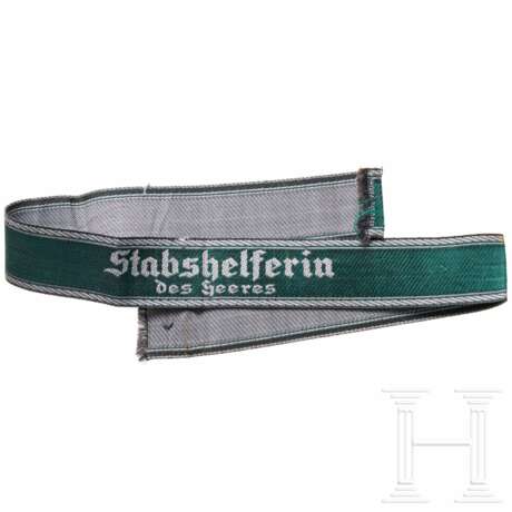 A cuff title "Stabshelferin des Heeres" - Foto 1 A cuff title "Stabshelferin des Heeres" - Foto 1