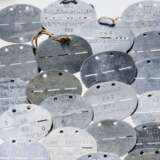 A collection of 25 Heer and Luftwaffe military ID discs - photo 2