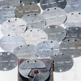 A collection of 25 Heer and Luftwaffe military ID discs - photo 3