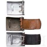 A collection of Heer and Luftwaffe EM/NCO belt buckles - photo 3