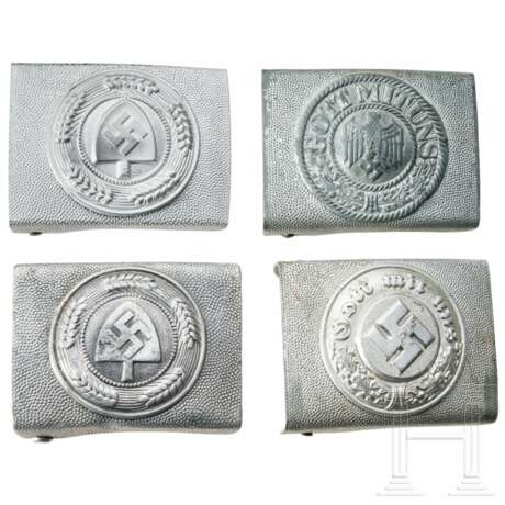 A collection of EM/NCO belt buckles - фото 1 A collection of EM/NCO belt buckles - фото 1