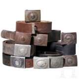 A collection of Heer and Luftwaffe EM/NCO belt buckles - photo 1