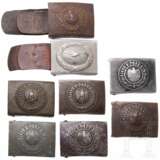 A collection of Heer and Luftwaffe EM/NCO belt buckles - photo 2