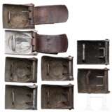 A collection of Heer and Luftwaffe EM/NCO belt buckles - photo 3