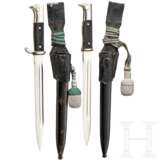 Two dress bayonets KS98 with frog and portepee, Anton Wingen - photo 1